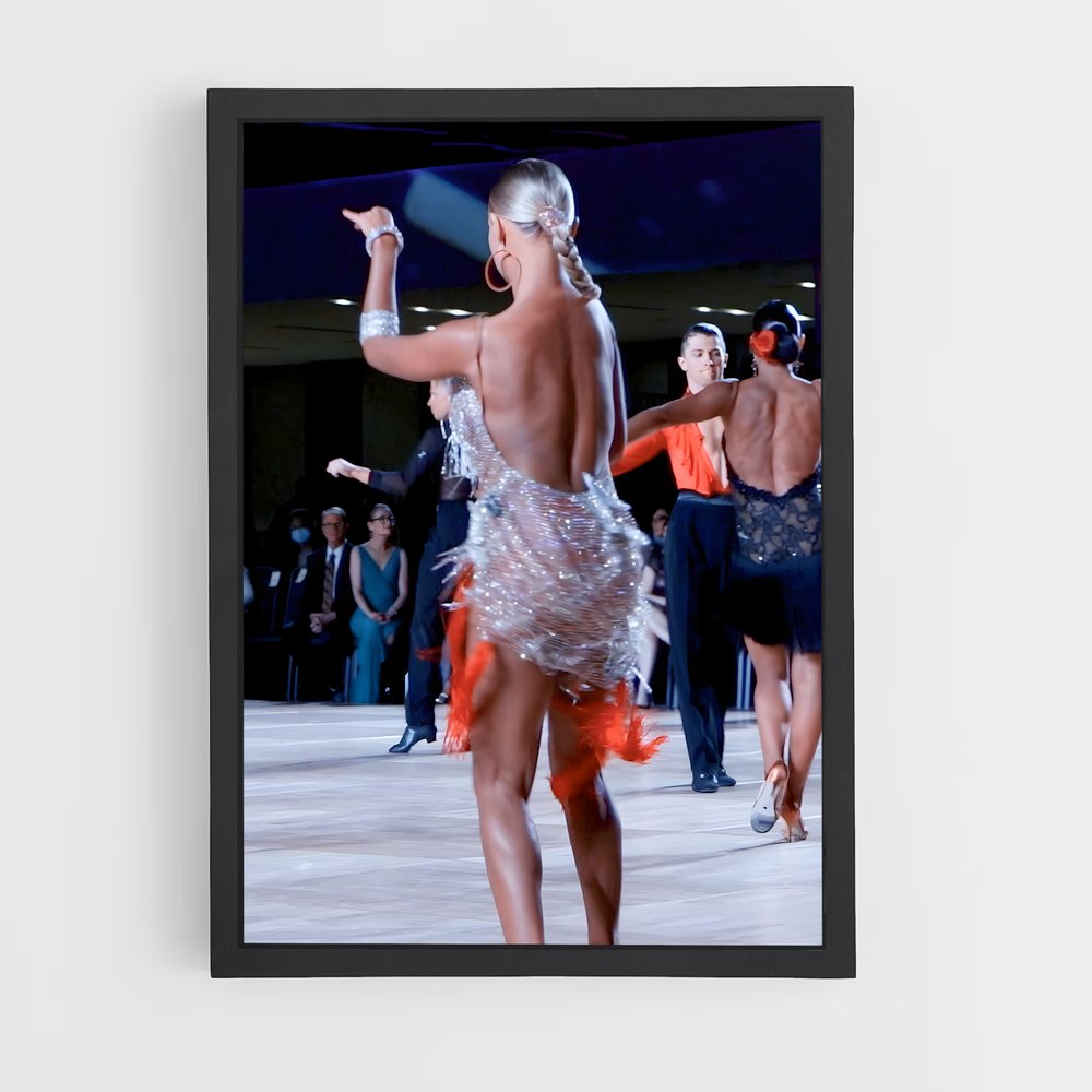 Poster International latin – affiche Danse (vue 2)